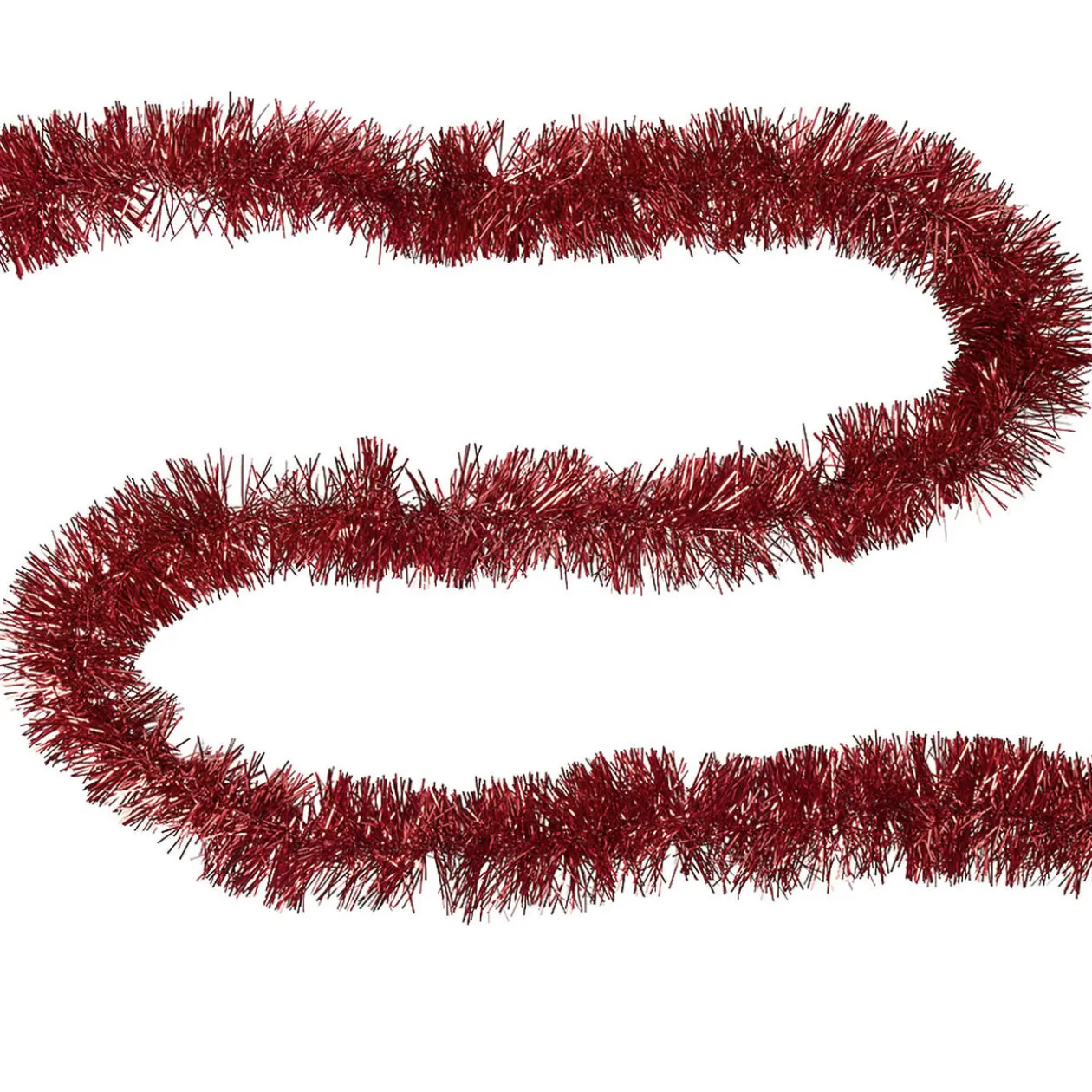 Guirlande de Noël rouge 2 m