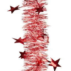 Guirlande de Noël rouge blanche 2 m