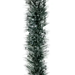 Guirlande de Noël verte blanche argentée 2.7 m