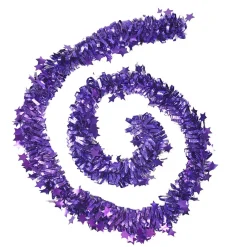 Guirlande de Noël violette 2 m