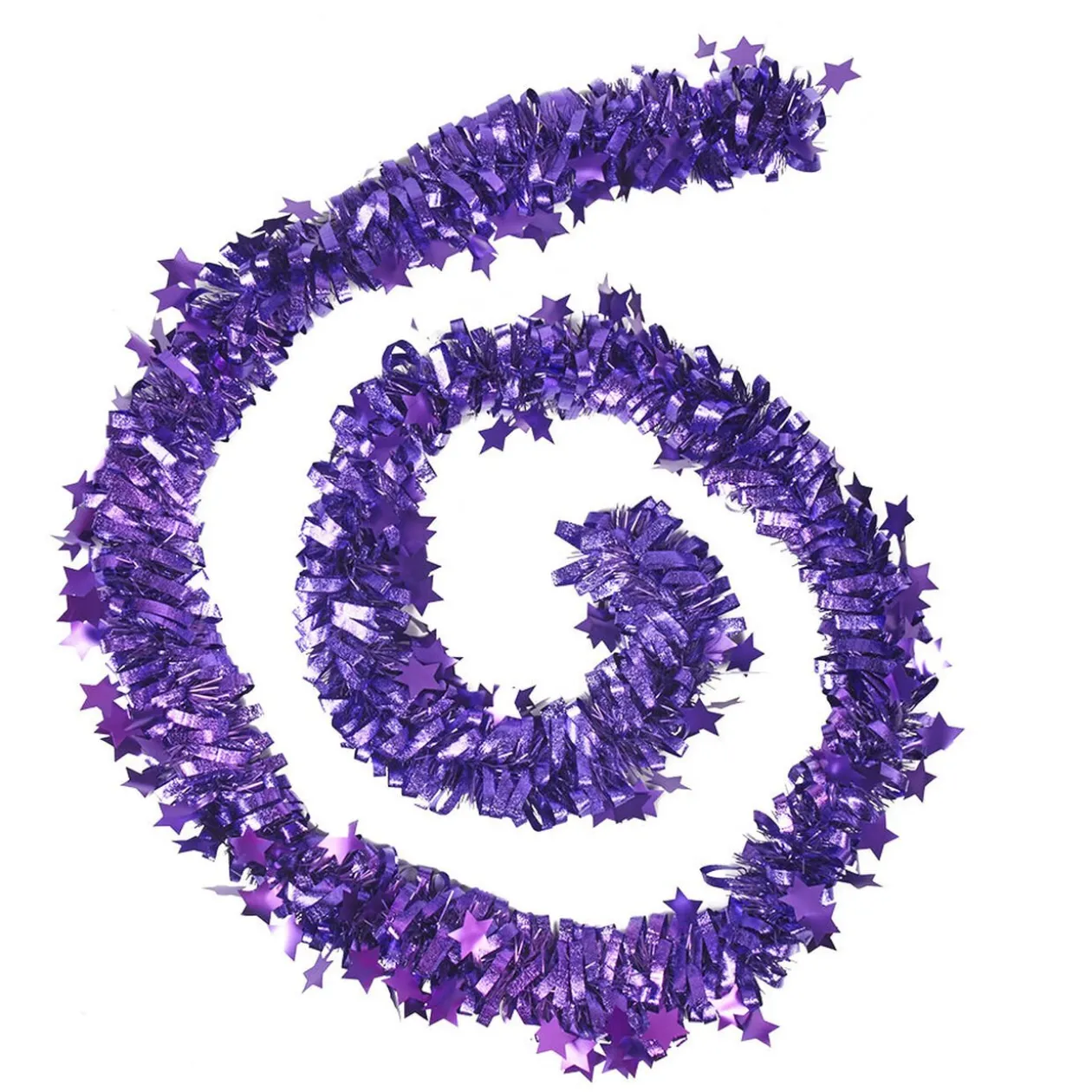 Guirlande de Noël violette 2 m