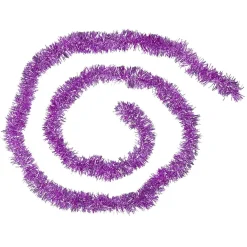 Guirlande de Noël violette 2 m