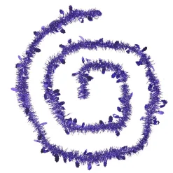 Guirlande de Noël violette 2 m