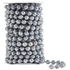 Guirlande de perles argentées 500 cm