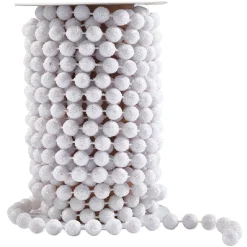 Guirlande de perles blanches 500 cm