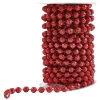 Guirlande de perles rouges 500 cm