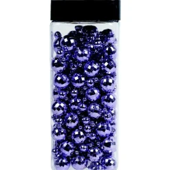 Guirlande de table boules violettes 3,5 m