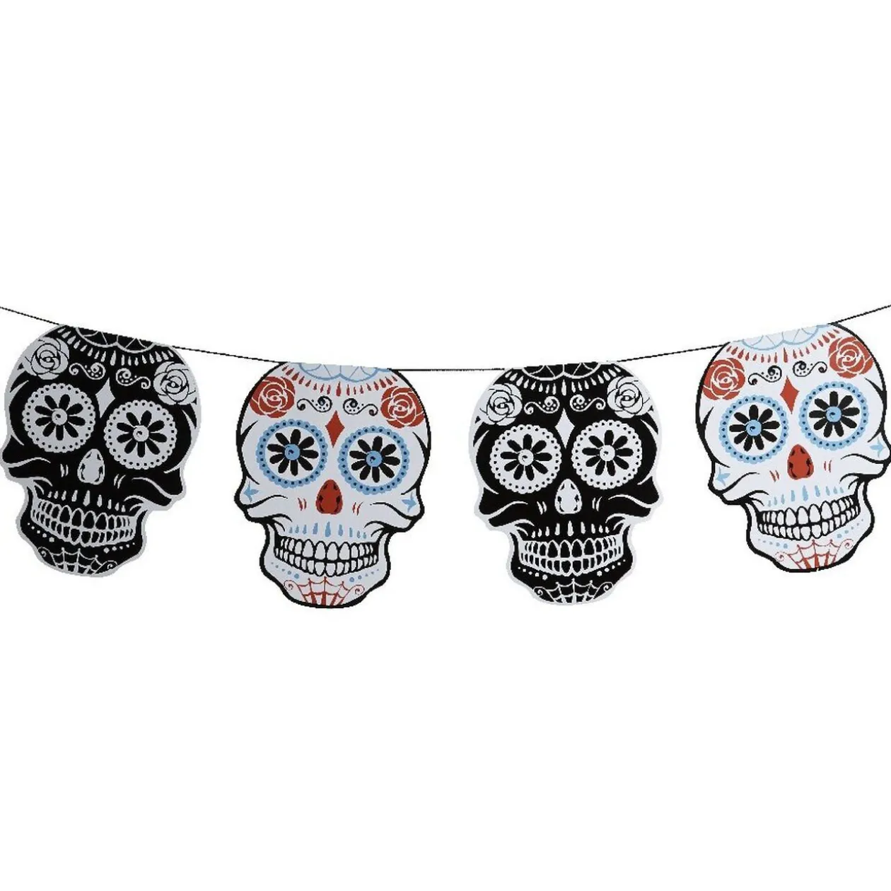 Guirlande de têtes de mort Day of the Dead