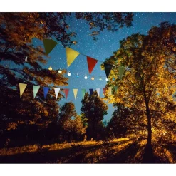 Guirlande en papier fanion multicolore