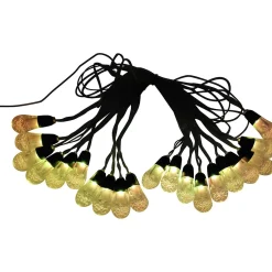 Guirlande extérieur solaire forme boule 20 LED multicolore 10 m