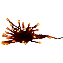 Guirlande extérieure 48 LED orange