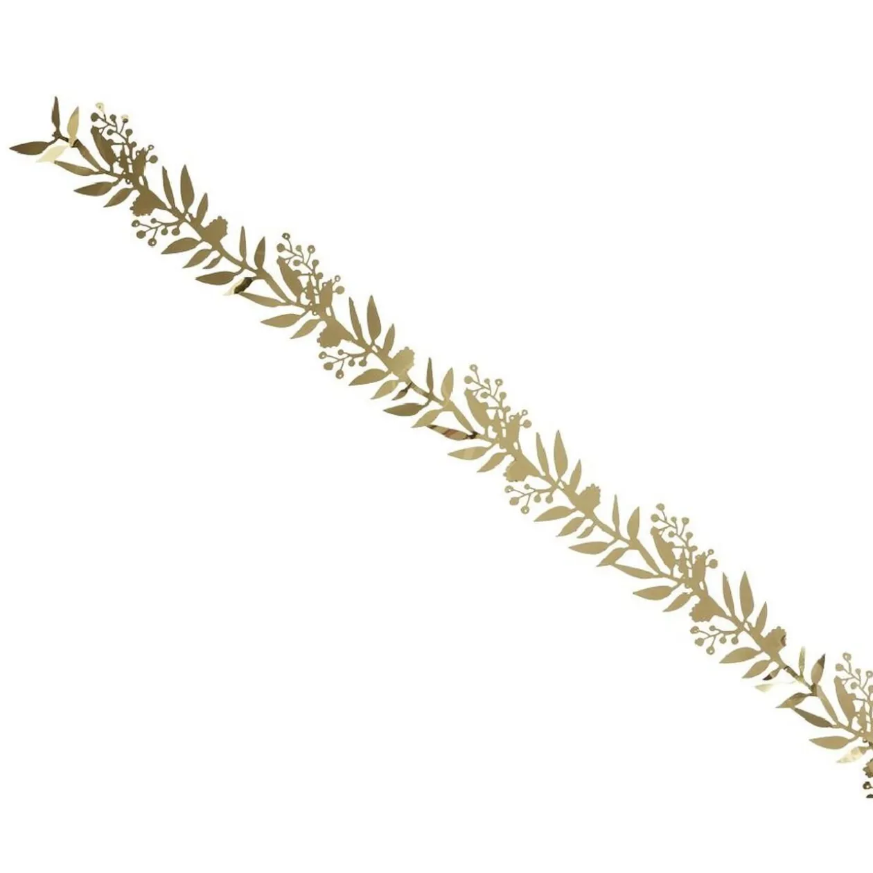 Guirlande feuillage doré 168cm