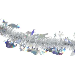 Guirlande iridescente argenté ou bleu 2m