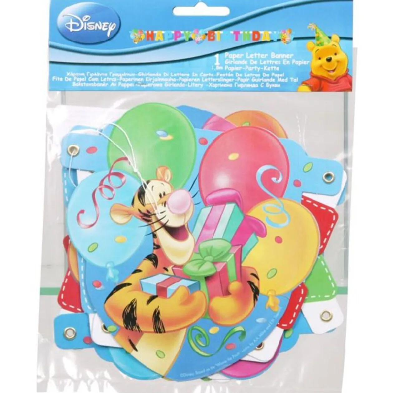 GUIRLANDE JOYEUX ANNIVERSAIRE WINNIE OURSON
