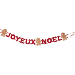 Guirlande Joyeux Noël rouge
