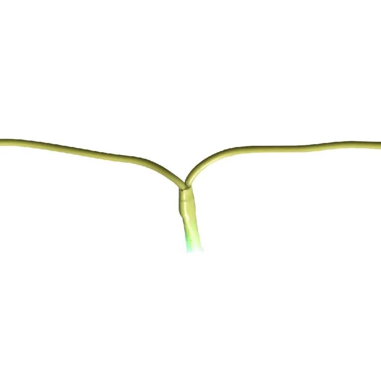 Guirlande électrique 50 led vert fixe L. 4,9 m