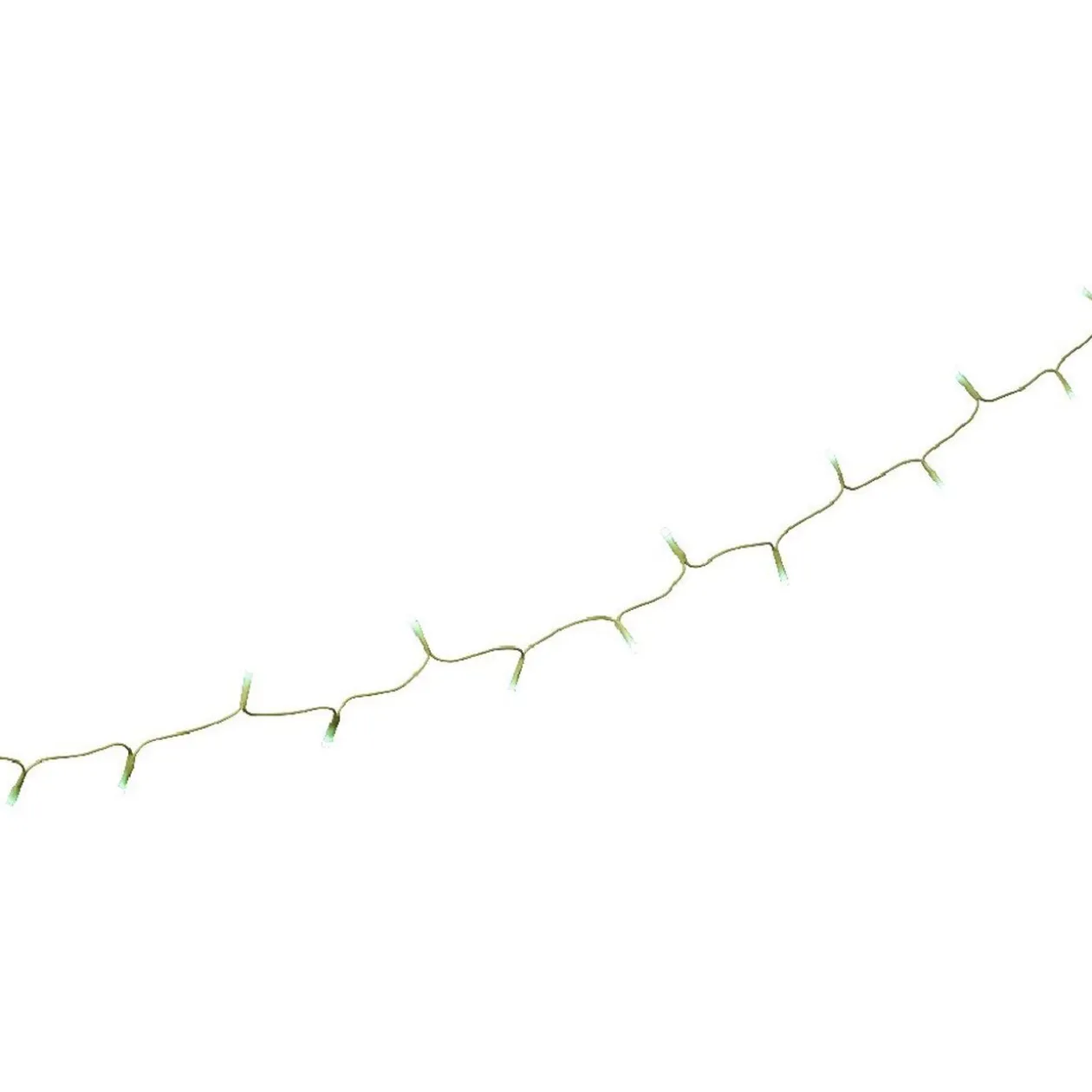 Guirlande électrique 50 led vert fixe L. 4,9 m