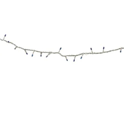 Guirlande électrique bleu clignotant 6,36 m