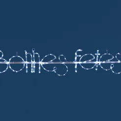 Guirlande électrique Bonnes fêtes blanc
