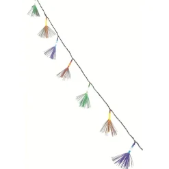 Guirlande électrique intérieure fibre optique 10 LED fixe 1,26 m