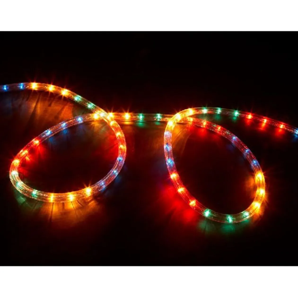 Guirlande électrique multicolore clignotante 12 m