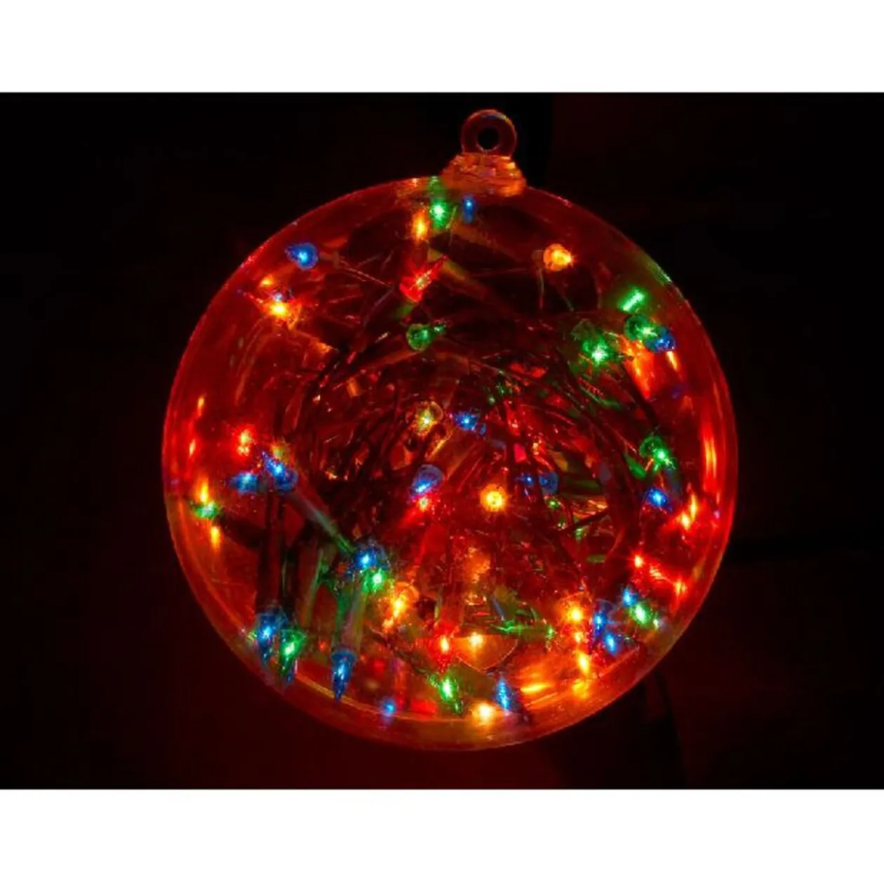 Guirlande électrique multicolore clignotant 1.96 m