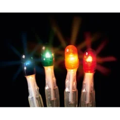 Guirlande électrique multicolore clignotant 2.04 m