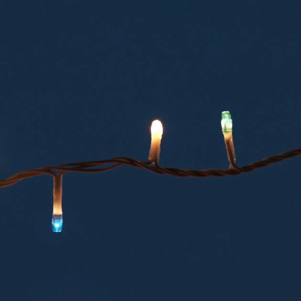 Guirlande électrique multicolore clignotant 3,16 m