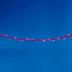 Guirlande électrique plume violette 1,9 m