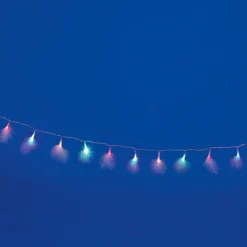 Guirlande électrique plume blanche 1,9 m