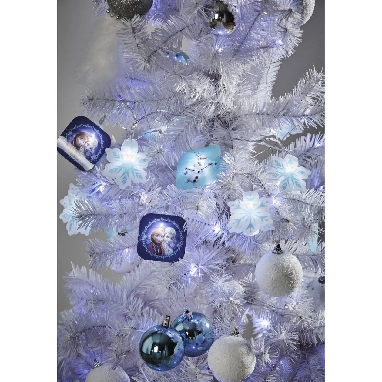 Guirlande électrique Reine des neiges blanc chaud fixe 2,1 m