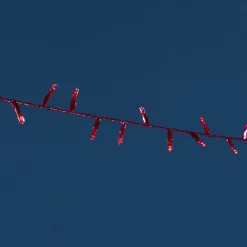 Guirlande électrique rouge fixe 1.3 m
