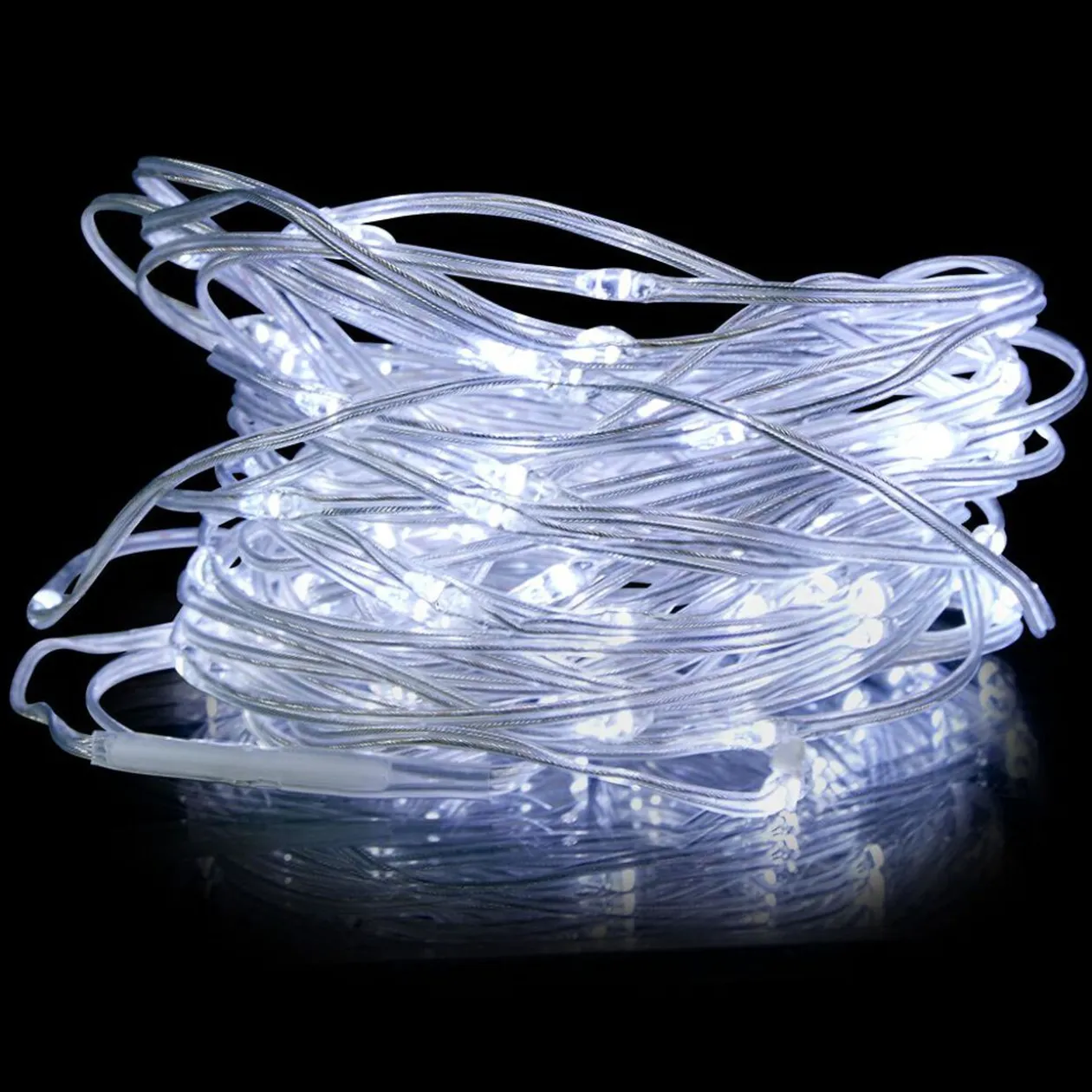 Guirlande électrique soft 96 microLED 7,2m d'éclairage blanc froid