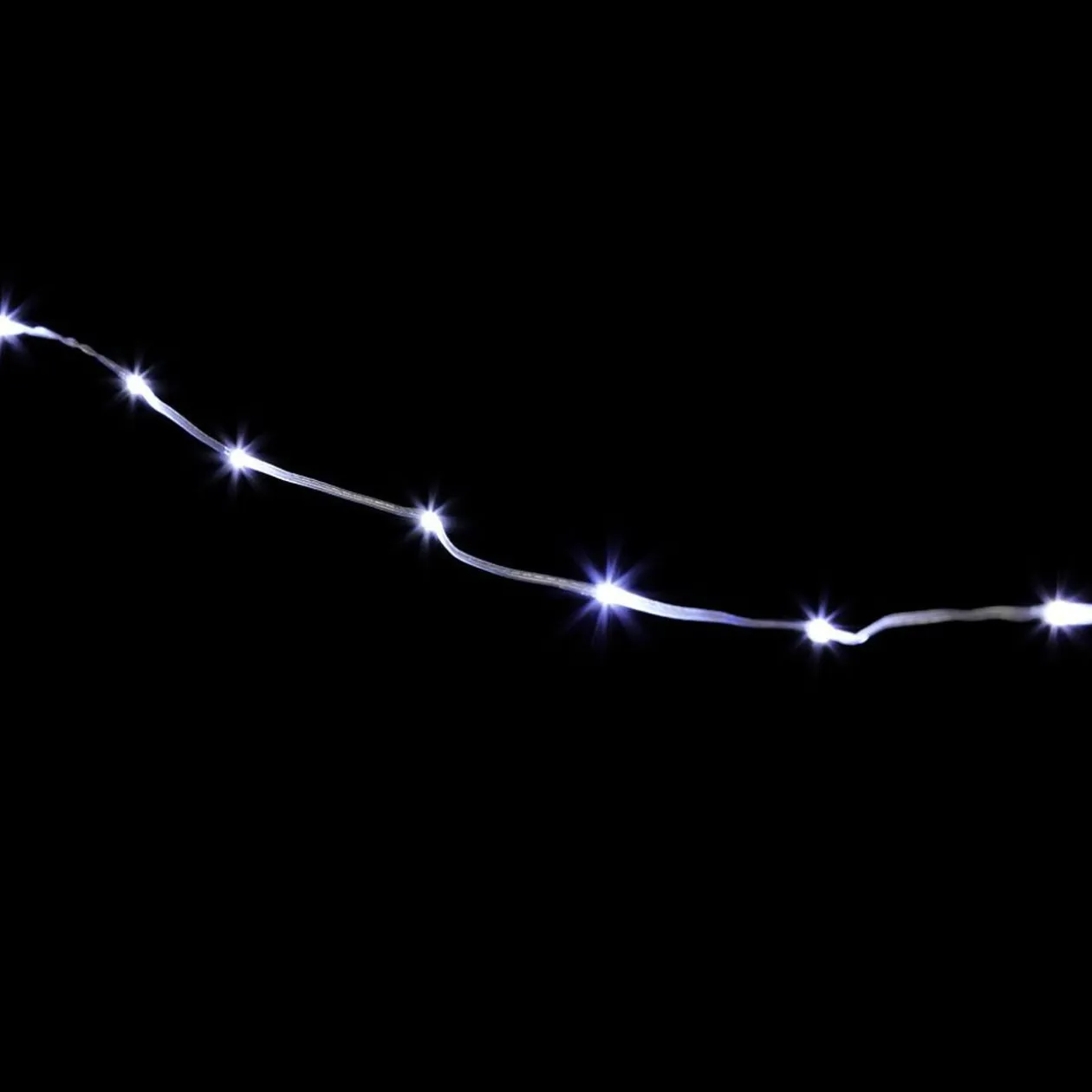 Guirlande électrique soft 96 microLED 7,2m d'éclairage blanc froid