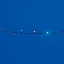 Guirlande électrique Solaire 50 Led Multicolore clignotant 4,9 m