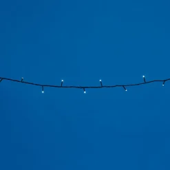 Guirlande électrique Solaire 50 Led Blanc froid clignotant 4,9 m