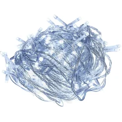 Guirlande électrique solaire 200 LED 19,9m d'éclairage multicolore