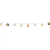 Guirlande lumineuse 10 boules beige noir bleu L165cm