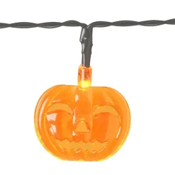 Guirlande lumineuse citrouille araignée ou chauve souris 2,17m