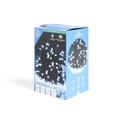 Guirlande lumineuse extérieur 200LED cluster blanc froid 4m