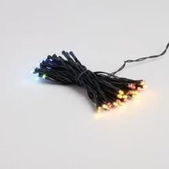 Guirlande lumineuse extérieur à piles 48LED multicolores 3,5m