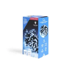Guirlande lumineuse extérieur 192LED à piles blanc froid 14,3m