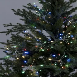 Guirlande lumineuse intérieur effet feu d'artifice 280LED multicolores 6,75m