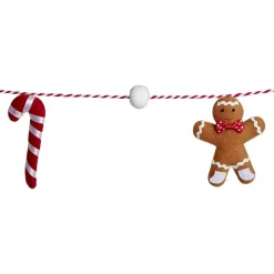 Guirlande pain d'épice et sucre d'orge 1,8m