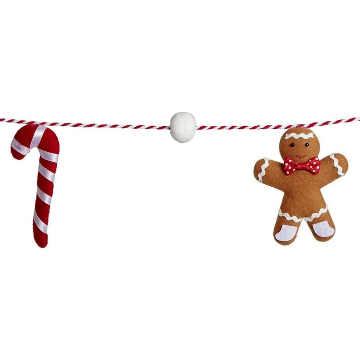 Guirlande pain d'épice et sucre d'orge 1,8m