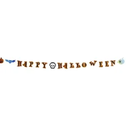 Guirlande papier Happy Halloween 200cm