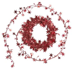 Guirlande scintillante étoile rouge 10 m