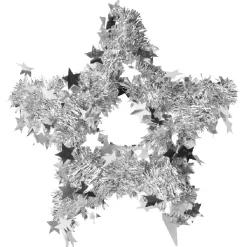 Guirlande étoile scintillante blanche