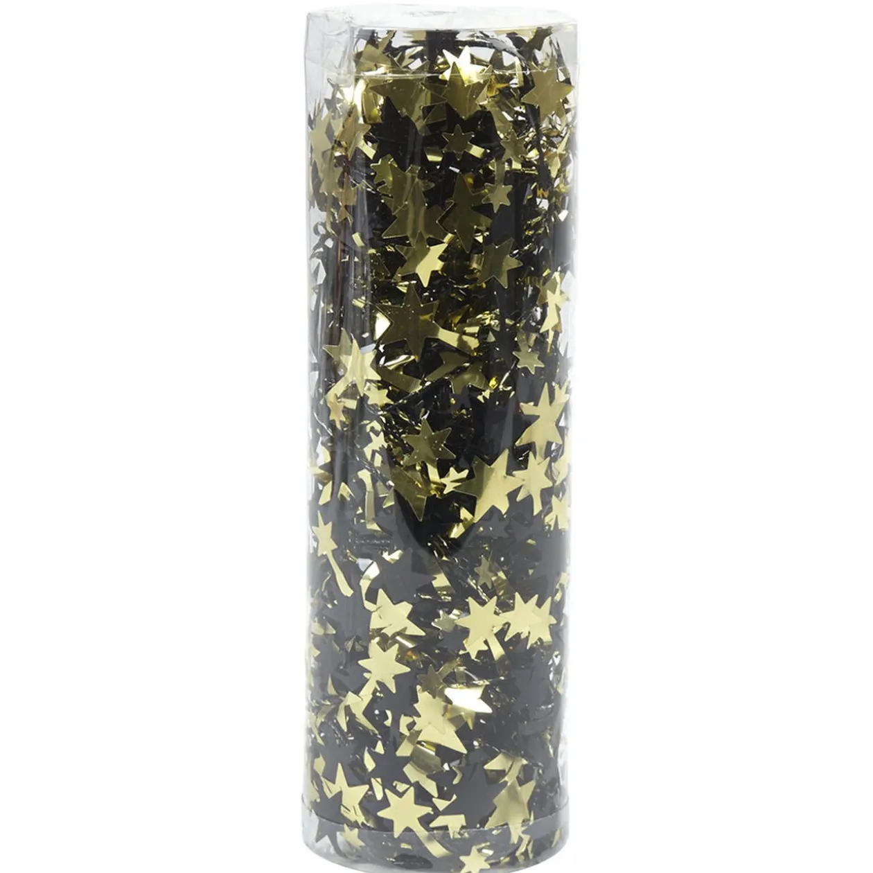 Guirlande étoiles de Noël doré et noir 10 m