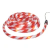 Guirlande tube solaire sucre d'orge blanc rouge L. 4m